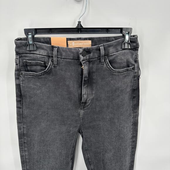 7 FOR ALL MANKIND NWT Luxe Vintage Aubrey High Waist Skinny Jean In Abbey // 26 - Picture 6 of 11
